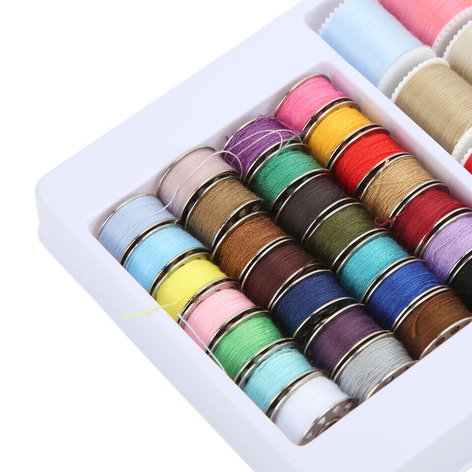 60-Piece Multicolor Polyester Sewing Thread Set