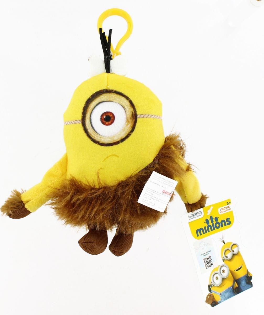 Minion Movie Jungle Minion (1 Eye) Clip-On 5&#x22; Plush