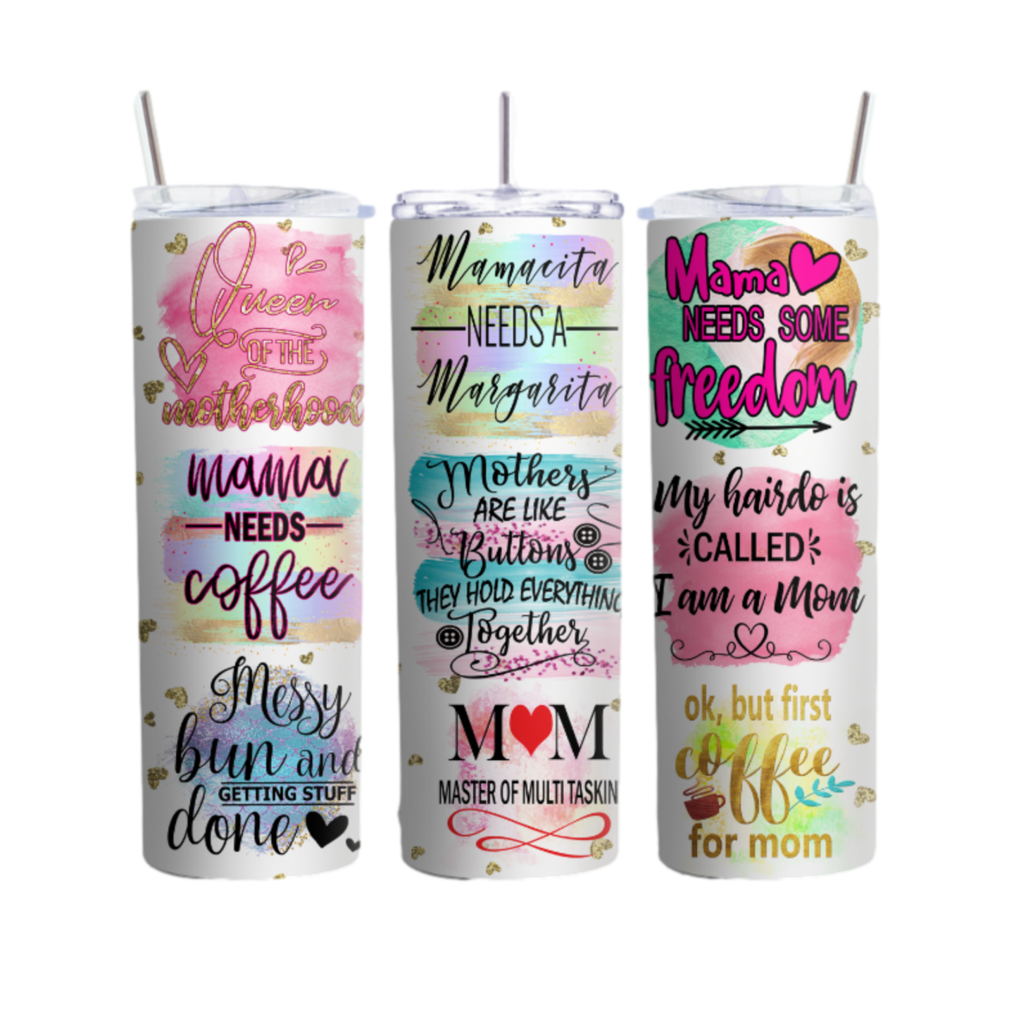 20oz Stainless Steel Tumbler for Moms, Motherhood Quotes, Insulated Coffee  Travel Mug, Perfect Gift for Mom, Unique Mom Sayings Cup | MakerPlace by  Michaels