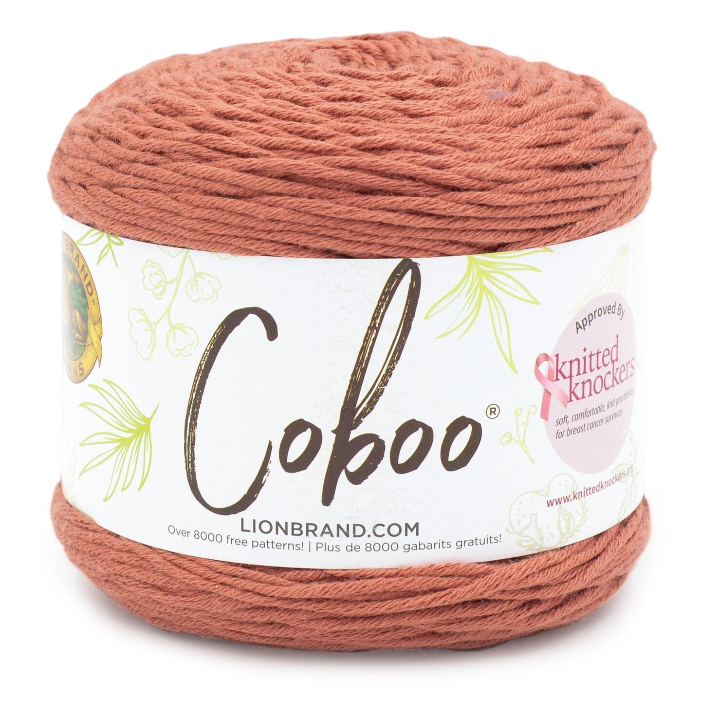 Lion Brand Coboo Yarn-Russet