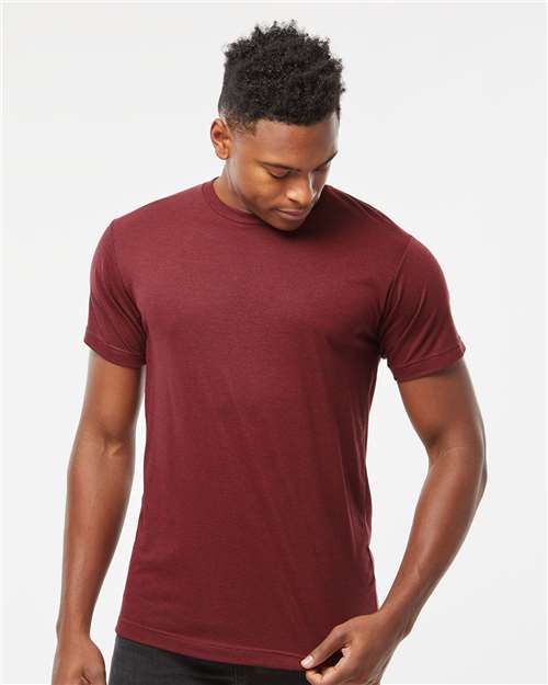 6 Pack: Tri-Blended T-Shirt Polyester/ring-spun USA Cotton/Rayon