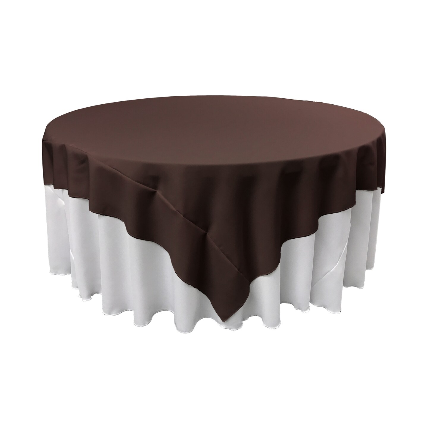 90x90 Inch Square Tablecloth Durable Polyester Poplin, Perfect for Dining &#x26; Special Events