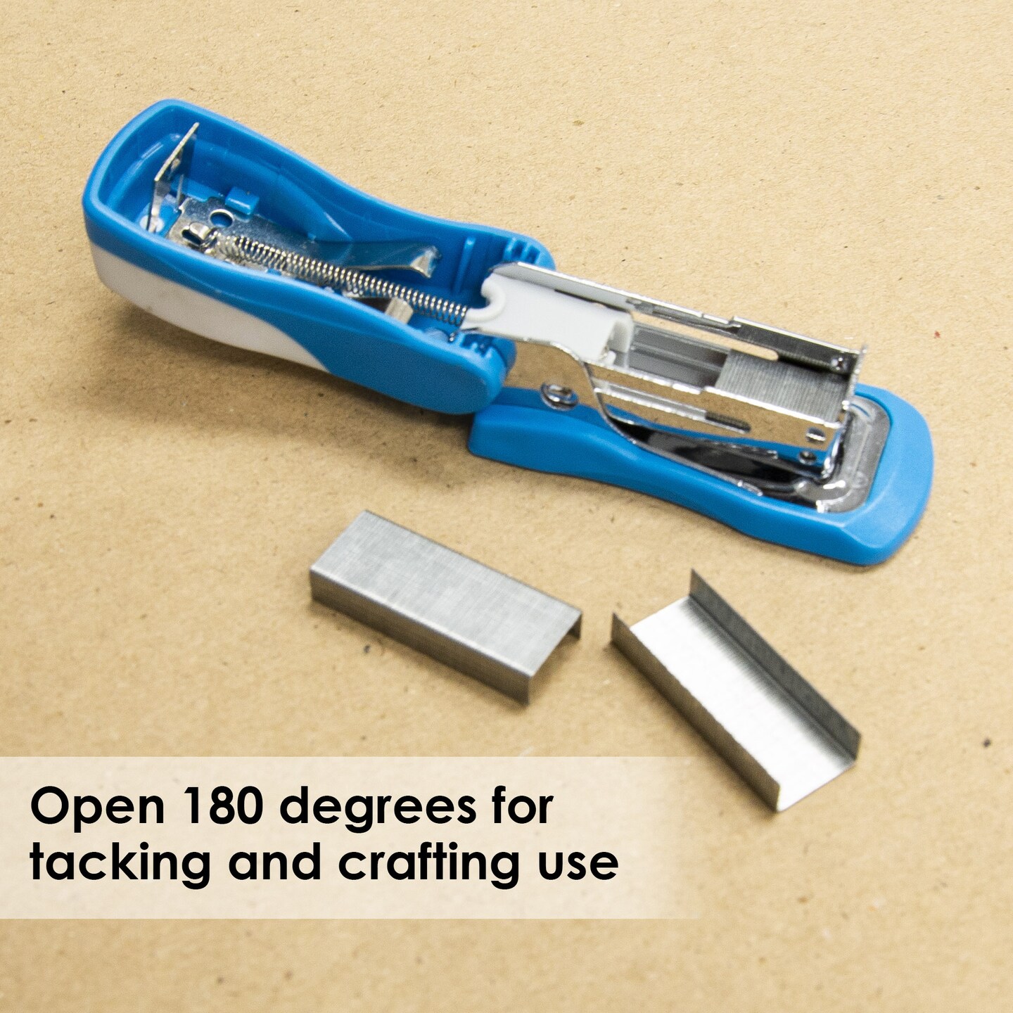 BAZIC Mini Standard Cushion Grip Stapler (26/6) w/ 500 Ct. Staples