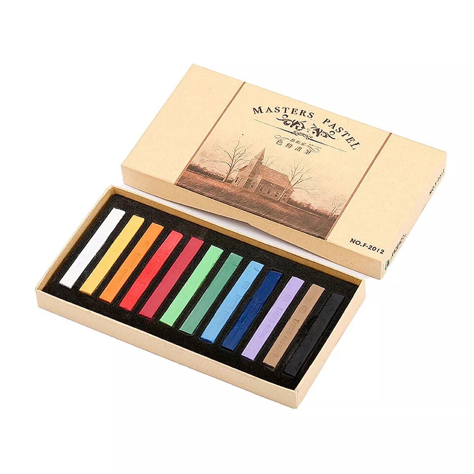 Soft Long Square Dry Pastel Chalk Set