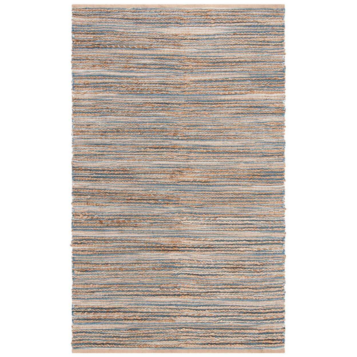 Safavieh Cape Cod Collection Cap851B Handwoven Blue Rug Area Rug Carpet Shag