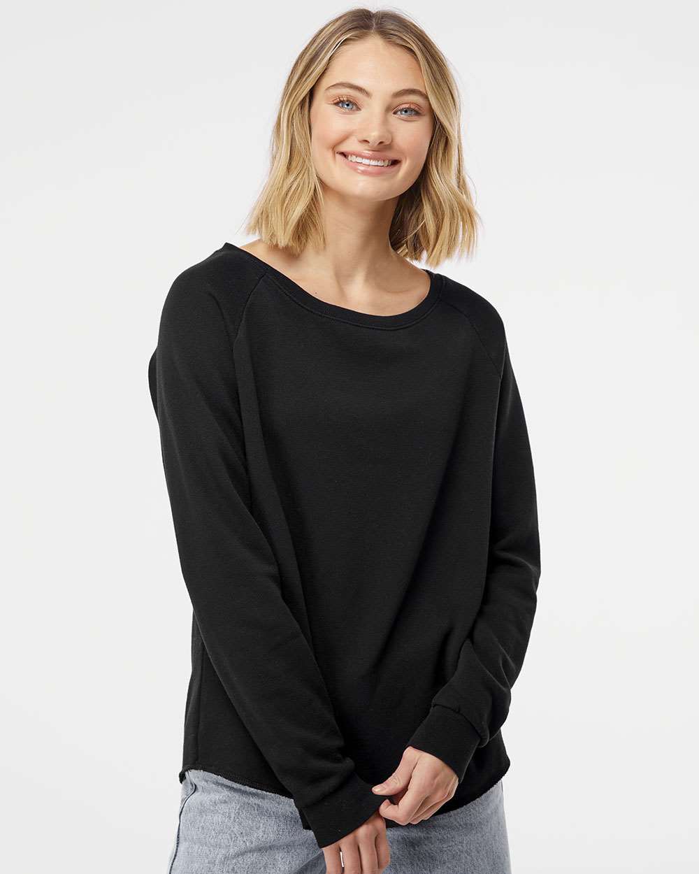 California Wave Wash Crewneck Sweatshirt | RADYAN&#xAE;