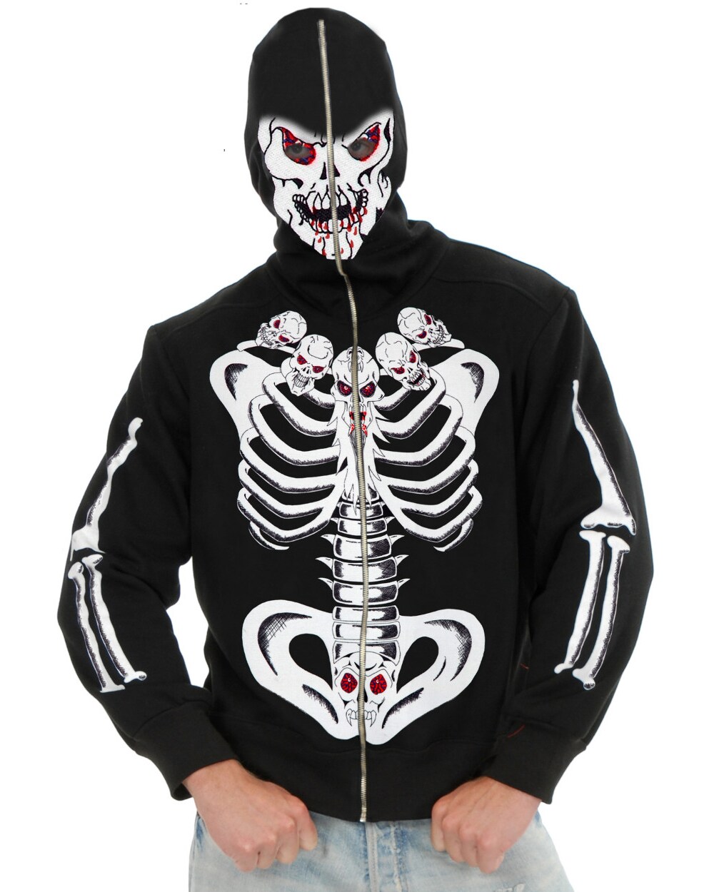 Hoodie sweatshirt Skull