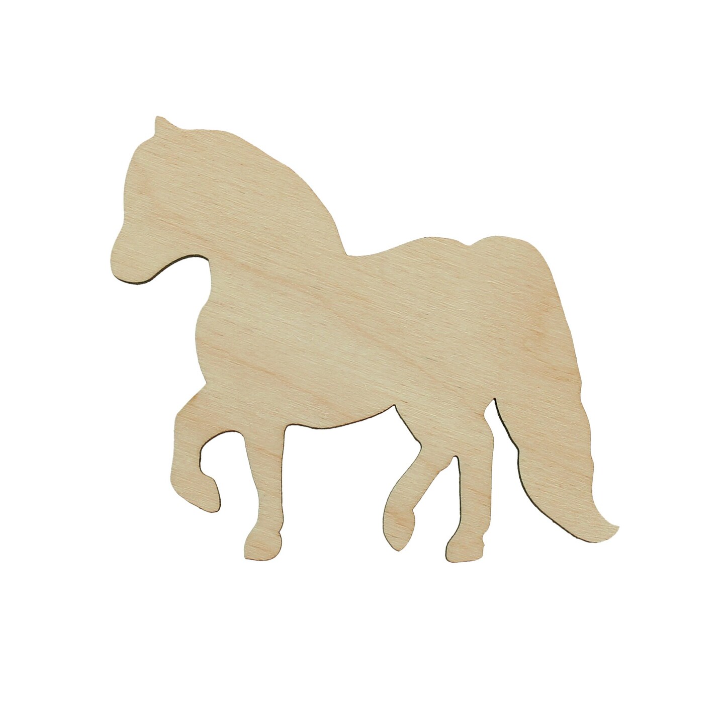 Essentials By Leisure Arts Arts Flat Wood Shape 24pc Pony