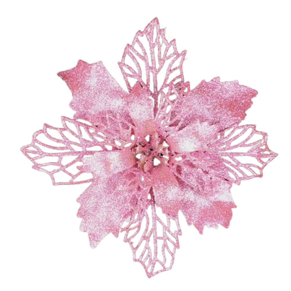 Kitcheniva Sparkling Poinsettia Christmas Ornaments 10 Pcs Michaels