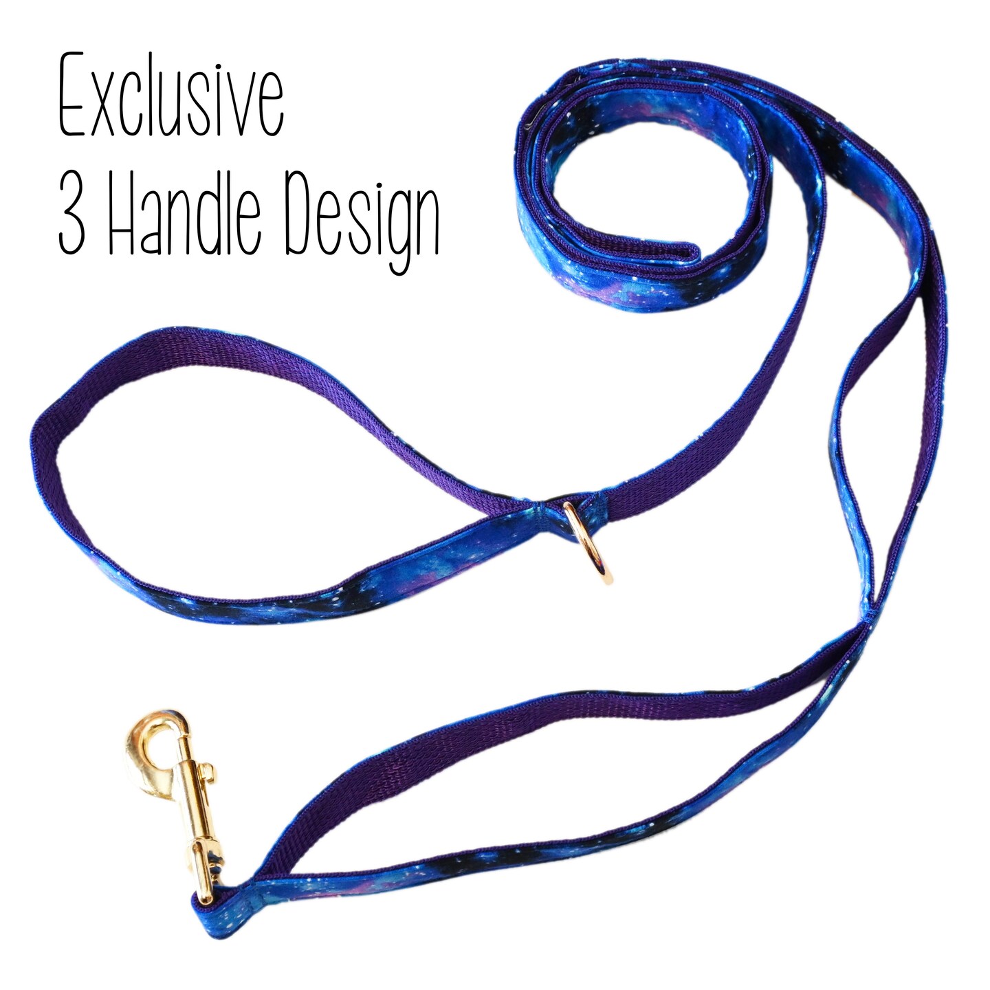 Triple handle 2024 dog leash