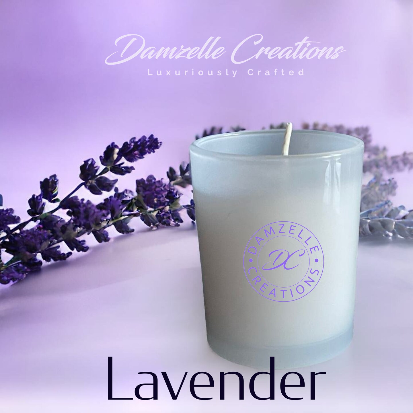 Assorted Candles, Soy Wax Candles, 8oz. Glass jars, Lavender, Strawberry,  Citrus