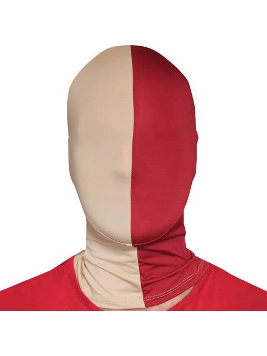 Maroon And Gold Team Colors Fan Mask Costume Accessory