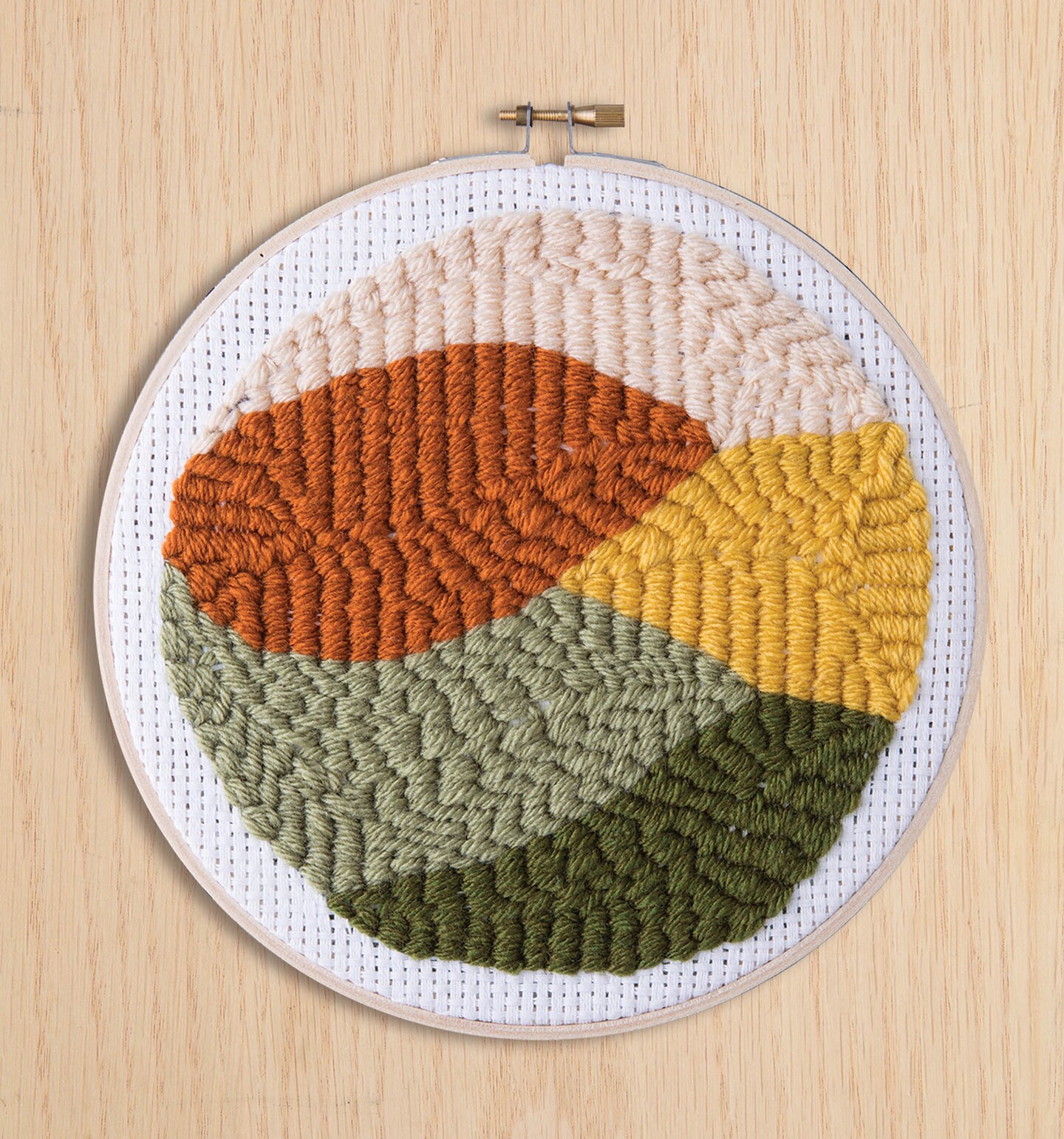 Leisure Arts Crafting Kit Punch Needle Sunset