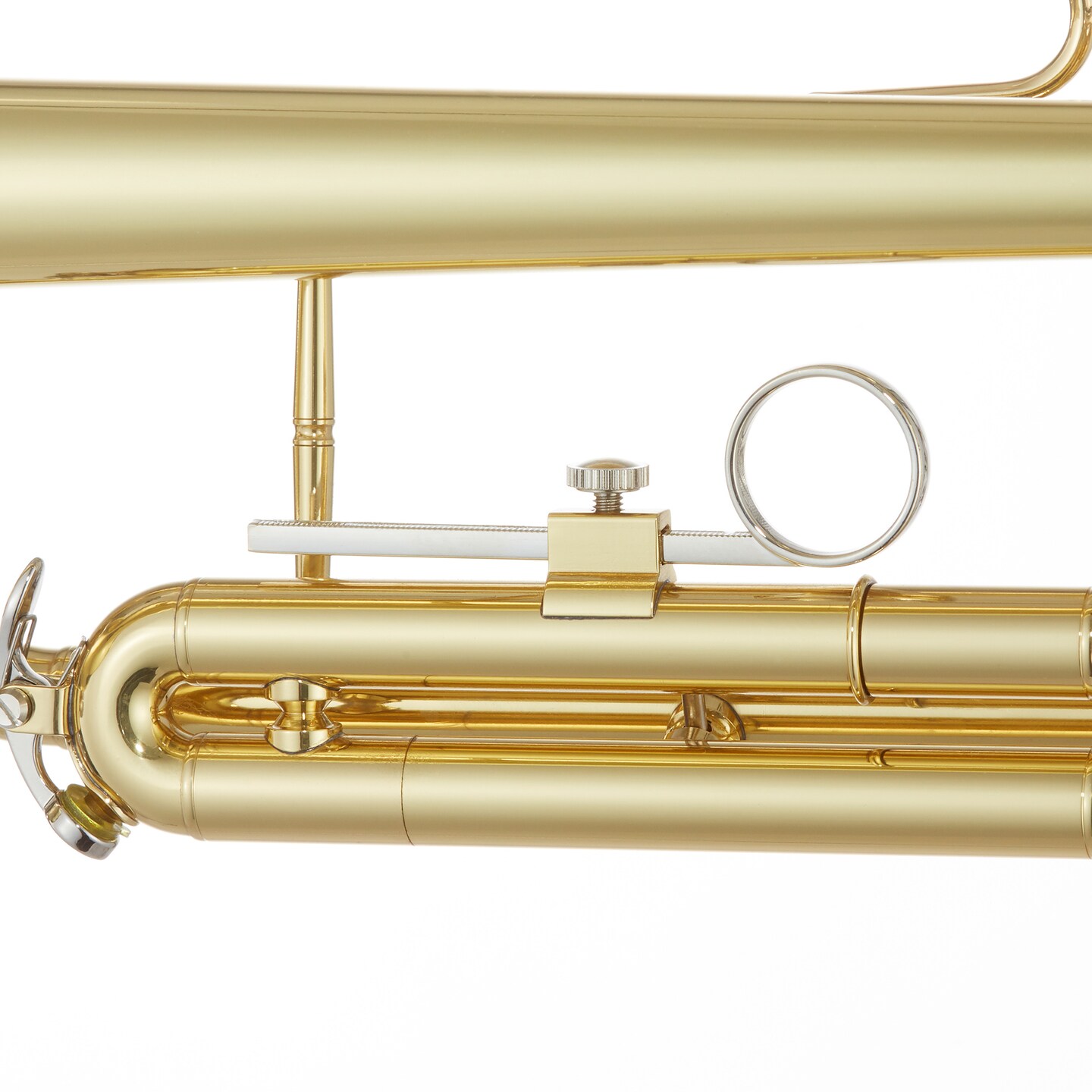 Ashthorpe Standard Bb Trumpet - Includes Case, Mouthpiece, Gloves, Cleaning Cloth, Valve Oil