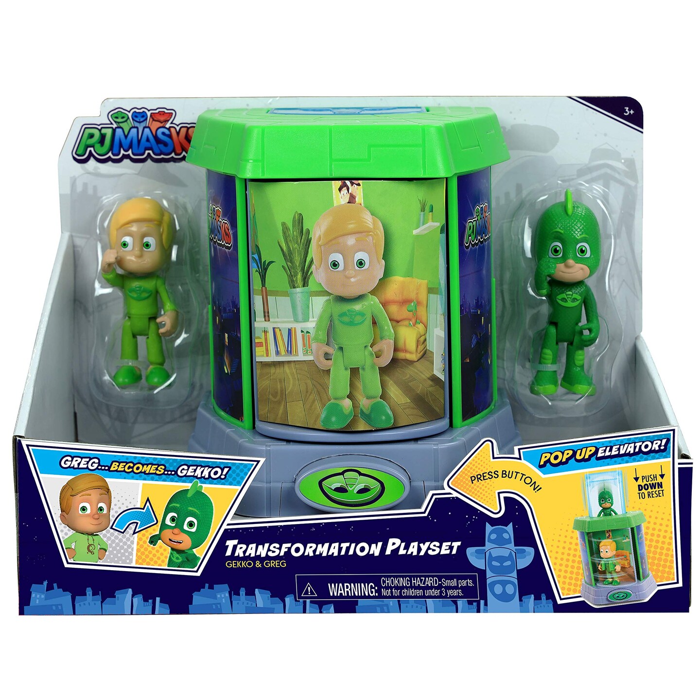 PJ Masks Transforming Figures, Gekko, by Just Play