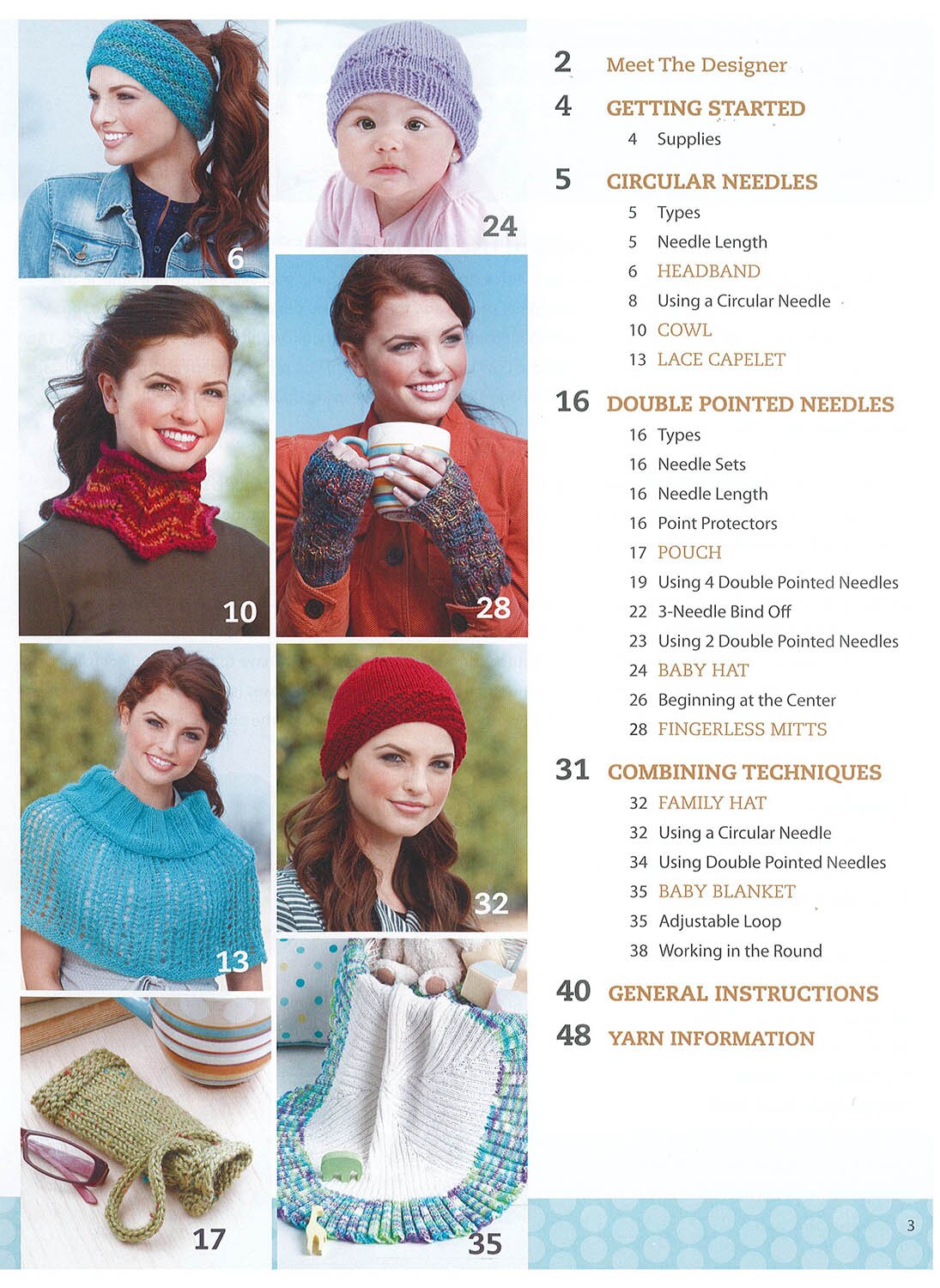 Leisure Arts Beginner&#x27;s Guide To Knitting Round Knitting Book