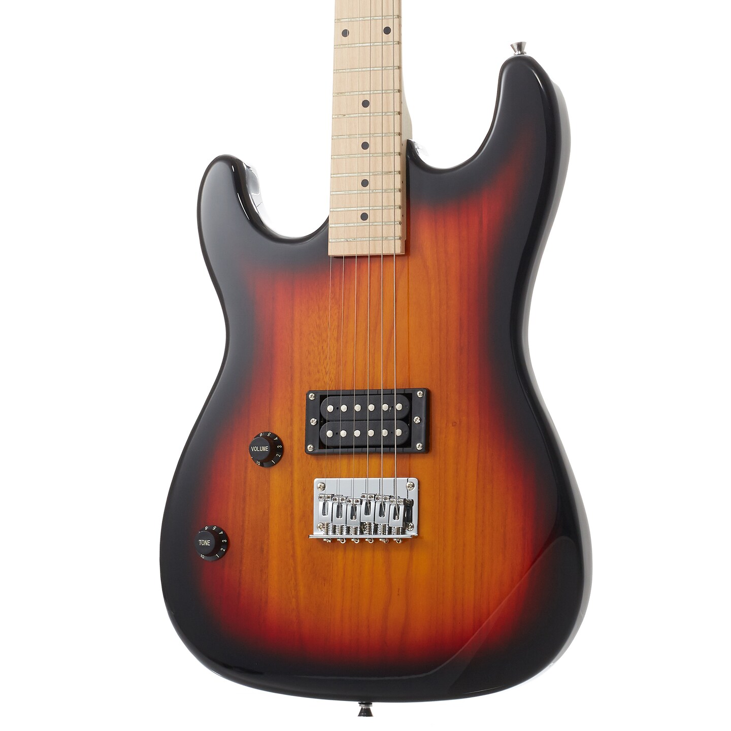 Davison Guitars Left Handed Electric Guitar with 10-Watt Amp - Full Size Beginner Kit with Gig Bag and Accessories