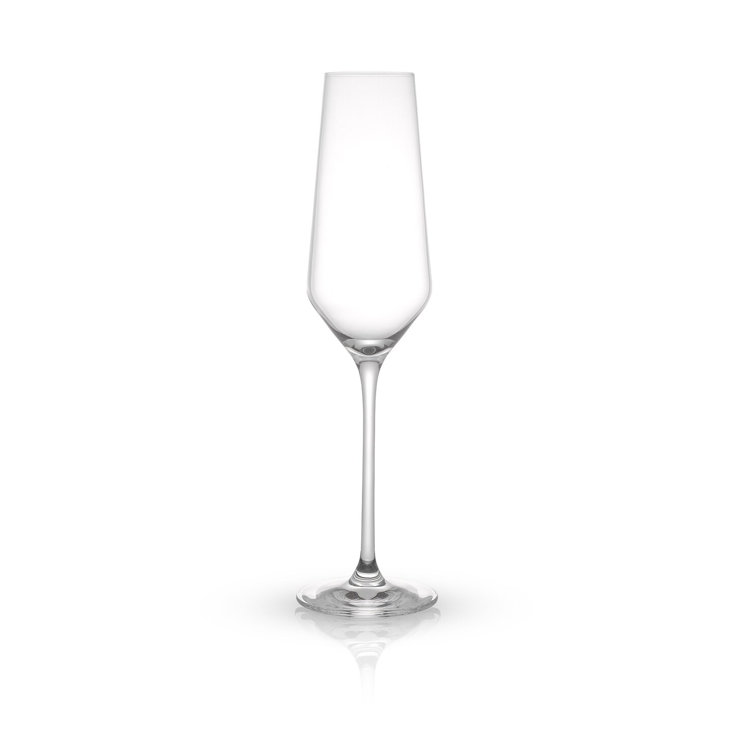 JoyJolt Layla Crystal Champagne Glasses - 6.7 oz - Set of 4