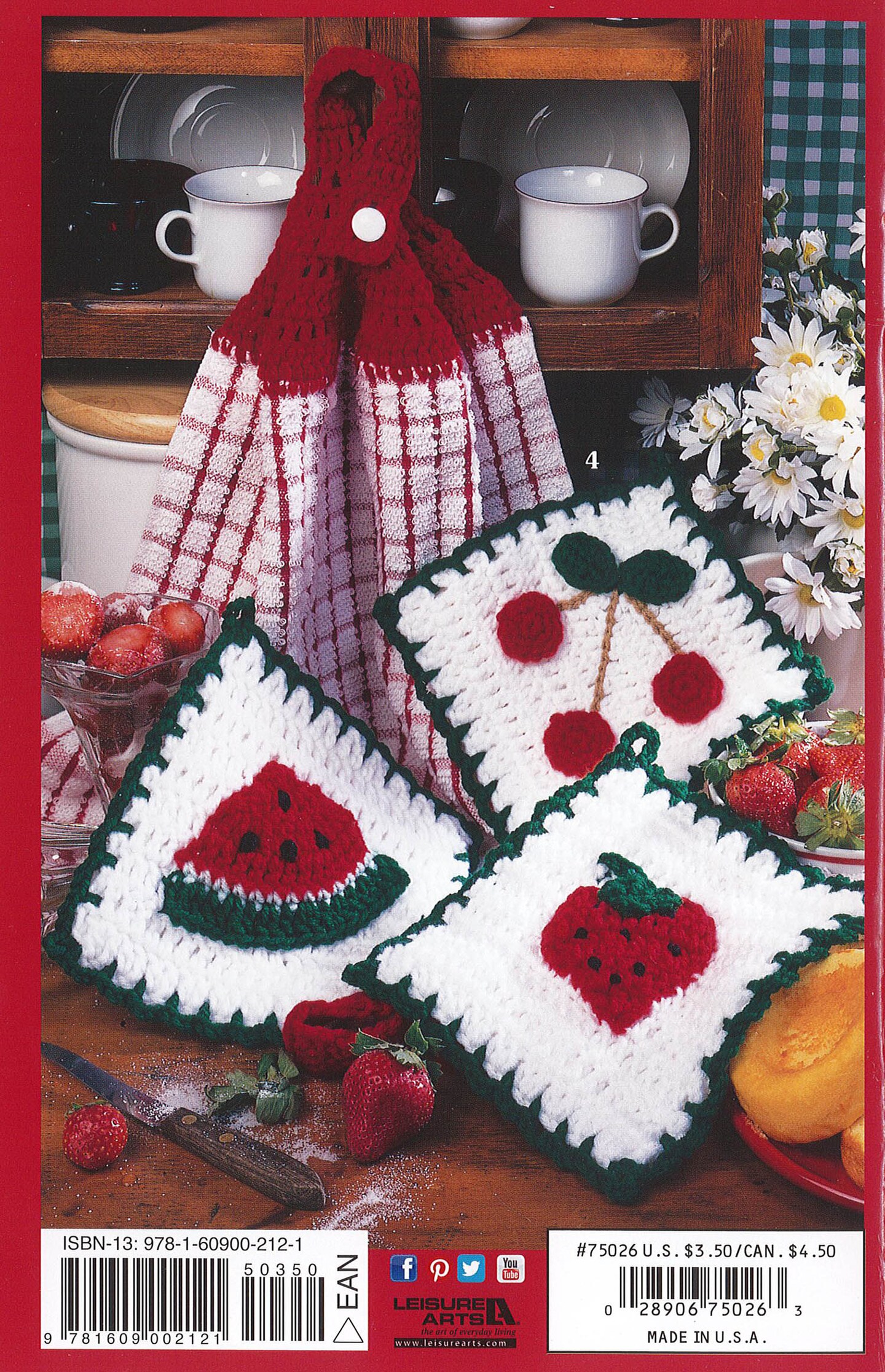Leisure Arts Crochet Kitchen Decor Crochet Book