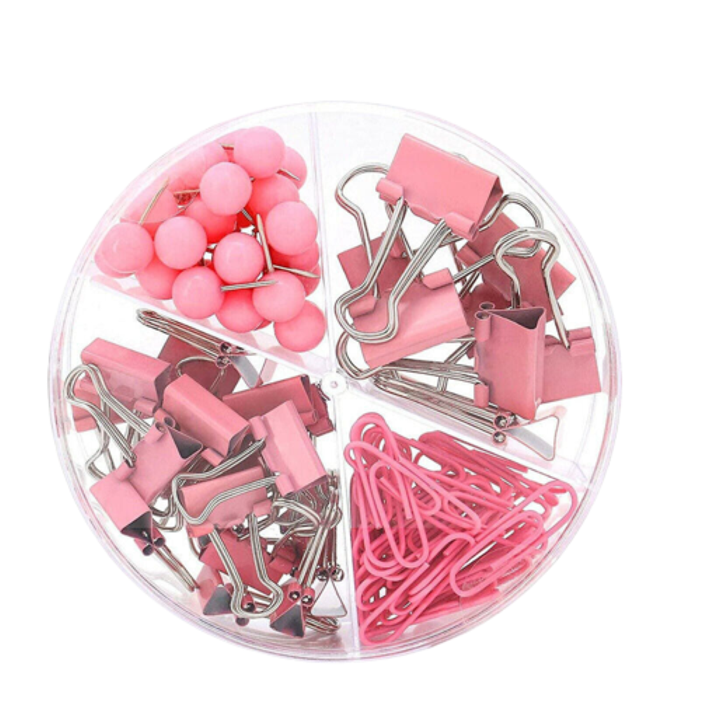 Kitcheniva Reusable Push Pins & Clips Office Essentials Set 103 Pcs