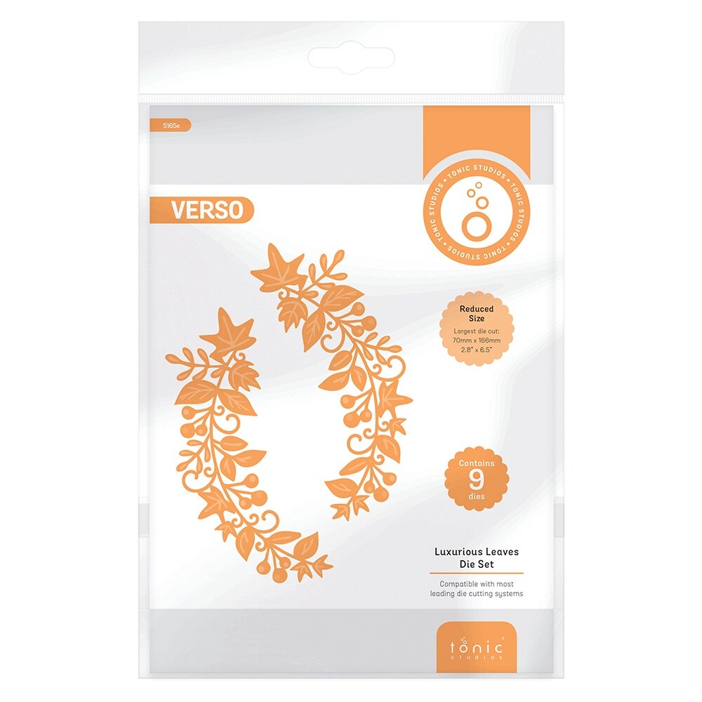Tonic Studios Die Set-Luxurious Leaves