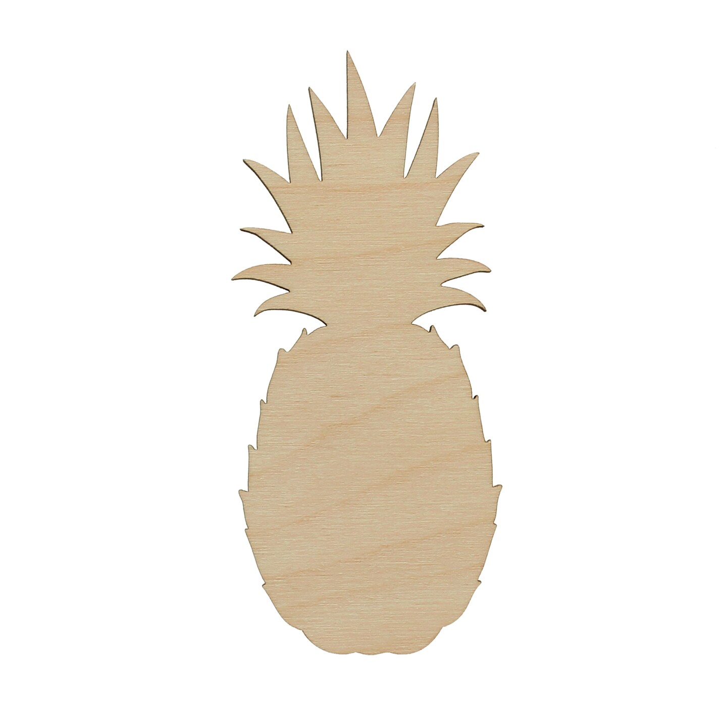 Essentials By Leisure Arts Arts Flat Wood Shape 24pc Pineapple