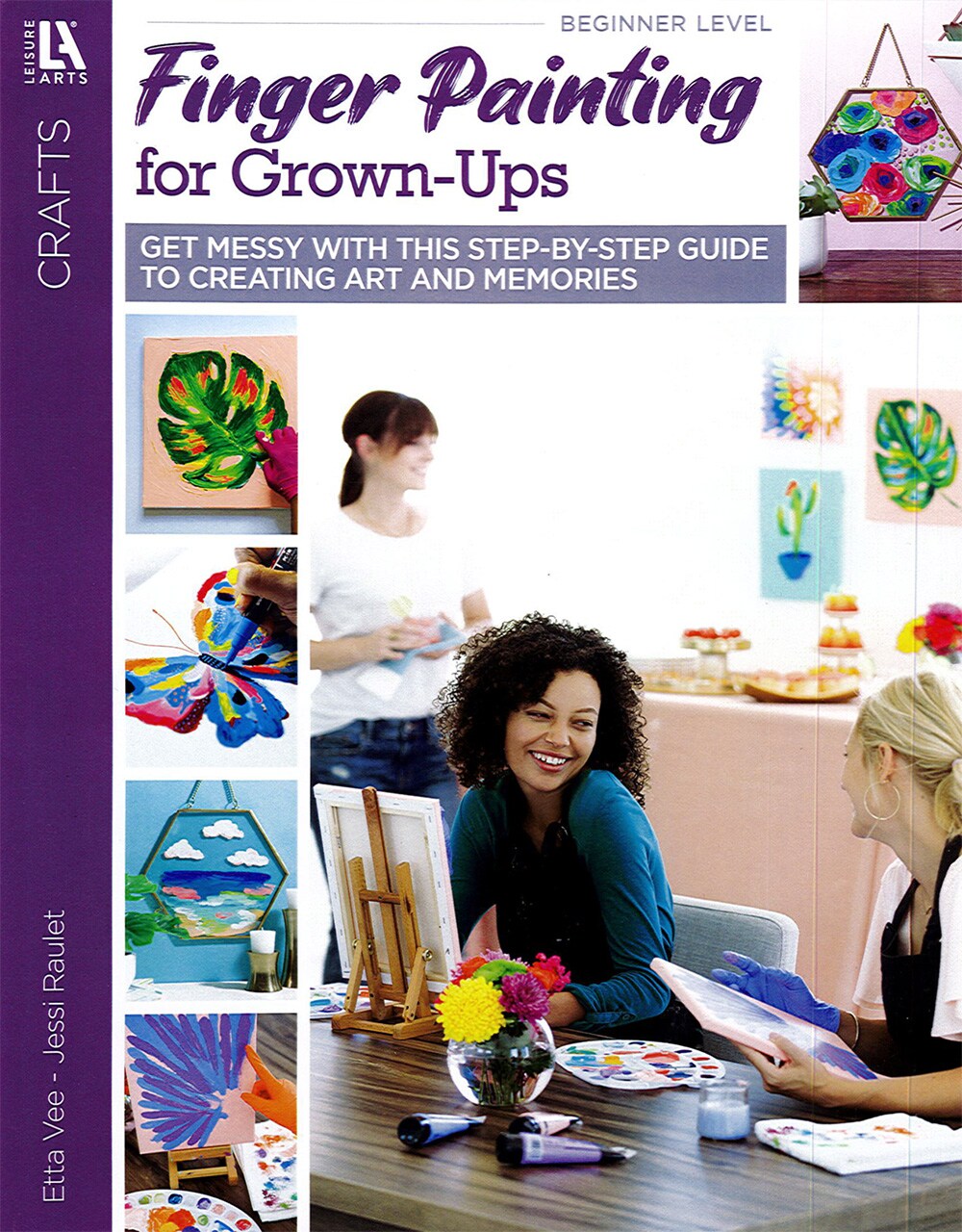 Leisure Arts Crafts Finger Painting For GrownUp Crafting Book