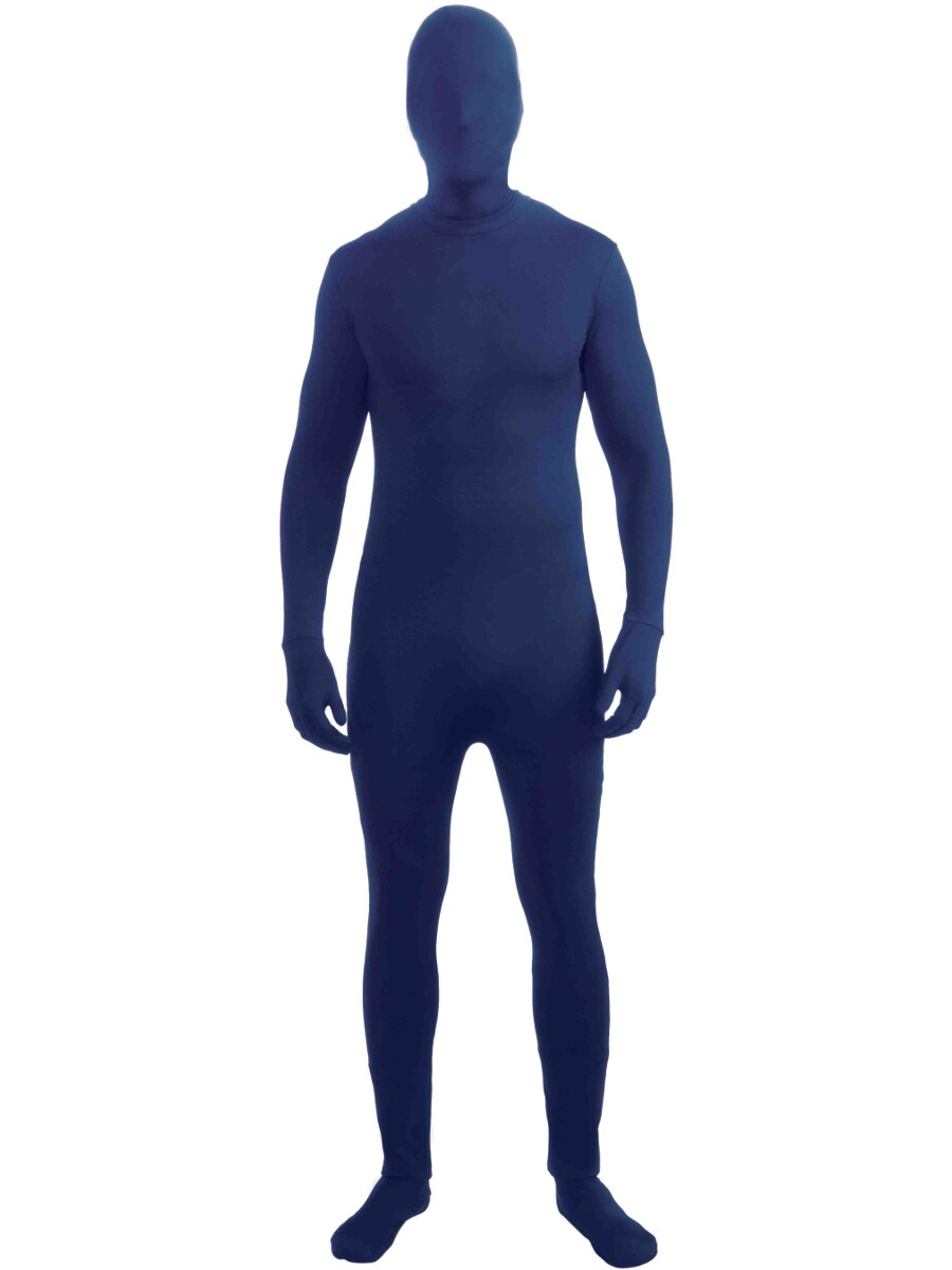 Blue Adult Disappearing Man Professional Quality Full Body Jumpsuit