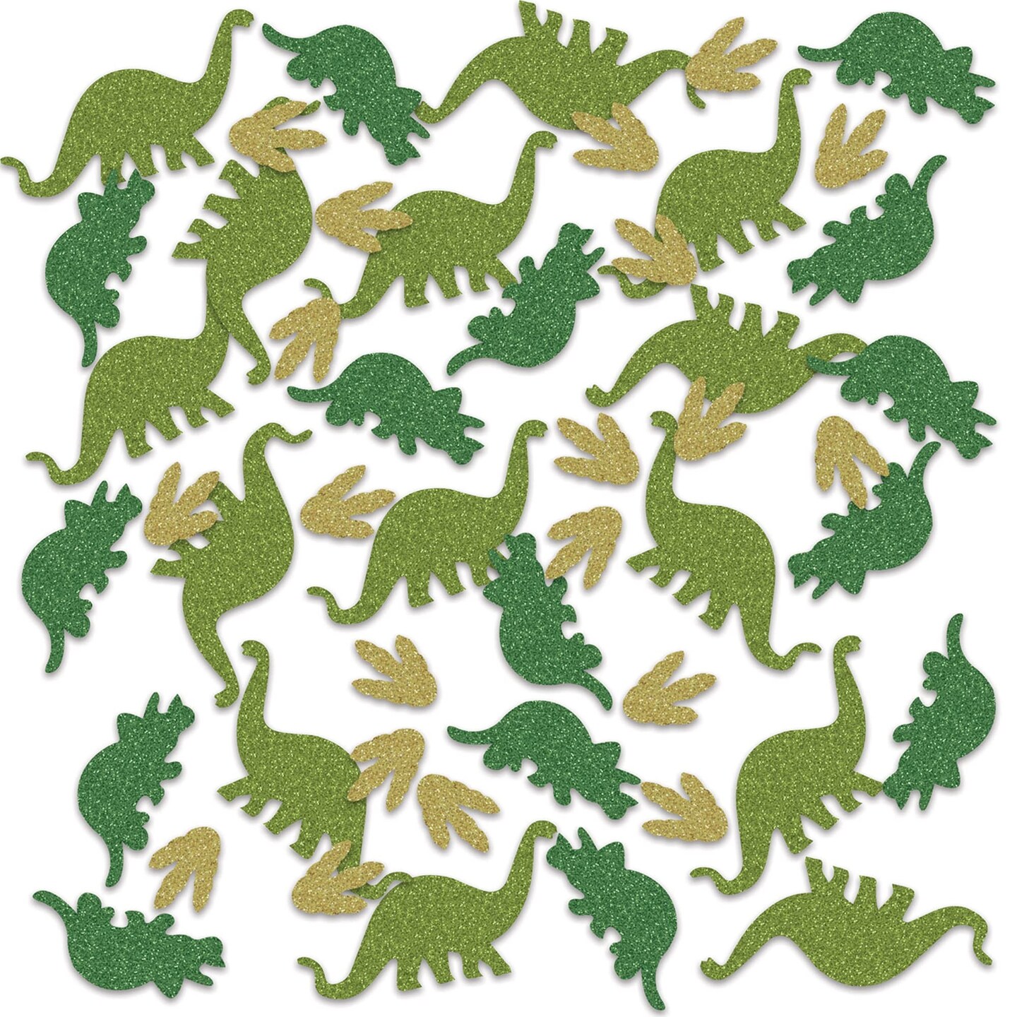 Dinosaur Sparkle Confetti - Perfect for Dinosaur-Themed Parties (Pack of 12)