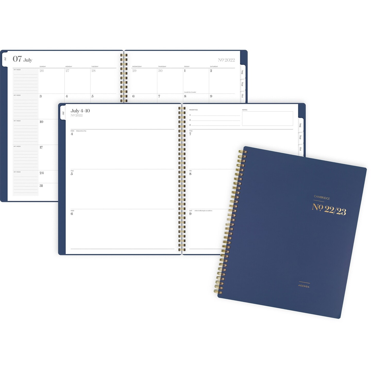 Cambridge WorkStyle Planner - Large Size - Academic - Weekly, Monthly - 12 Month - July till June