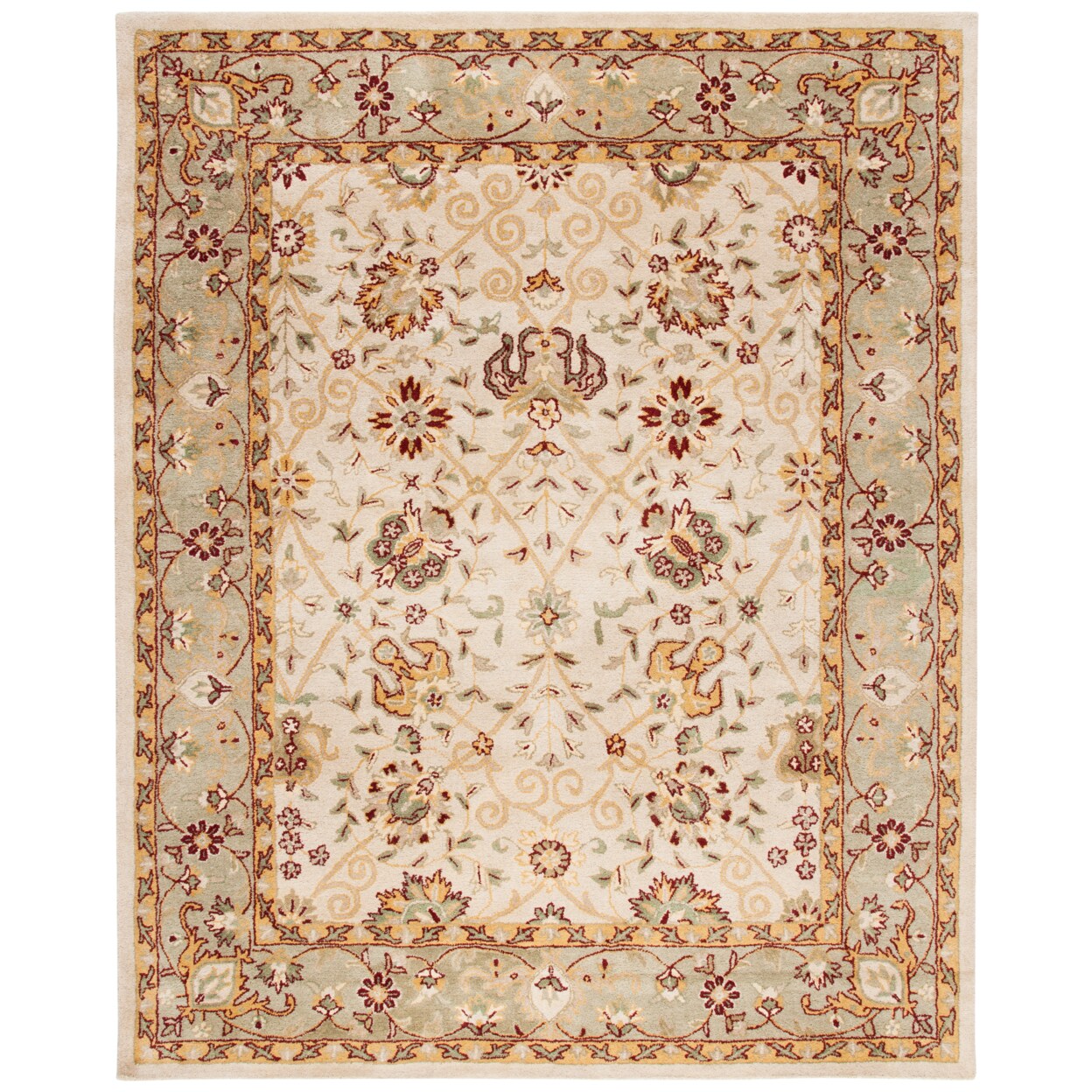 Safavieh   Antiquity Collection AT21F Handmade Ivory Rug