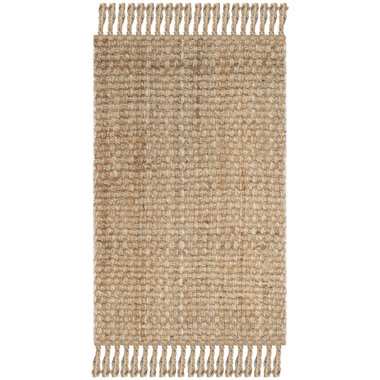 Safavieh Natural Fiber Nf467A Handwoven Natural Rug Area Rug Carpet Jute Shag