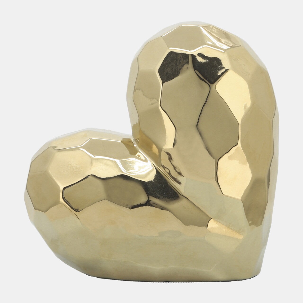 Gold Ceramic Heart 11&#x22;