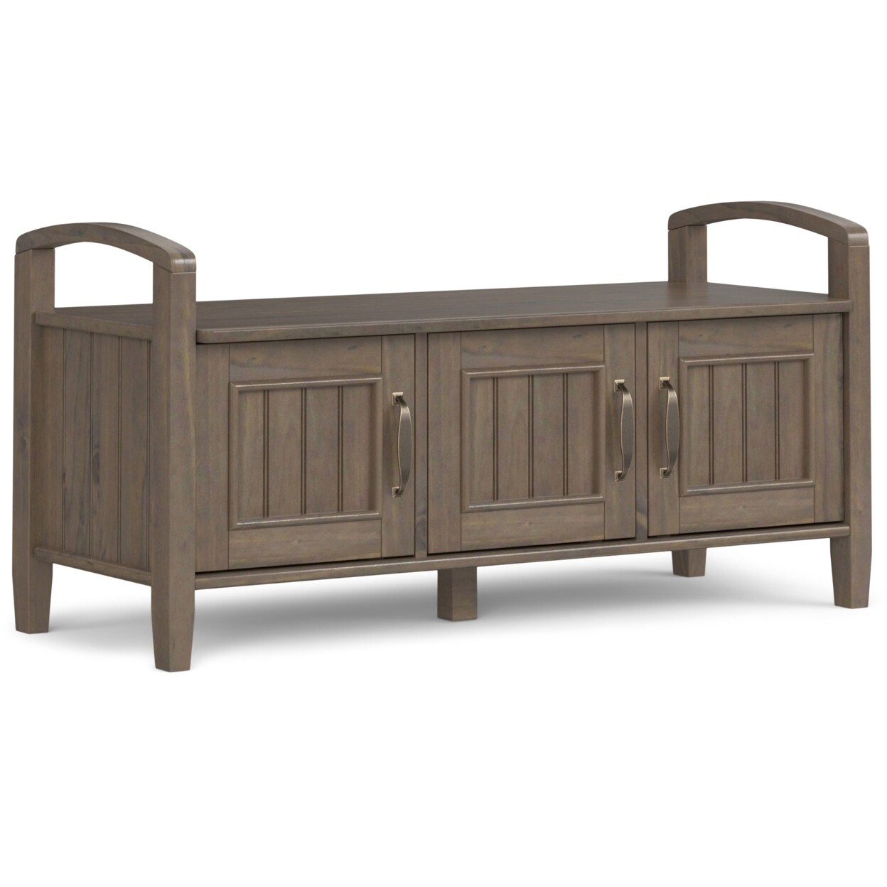 Simpli Home Lev Entryway Storage Bench