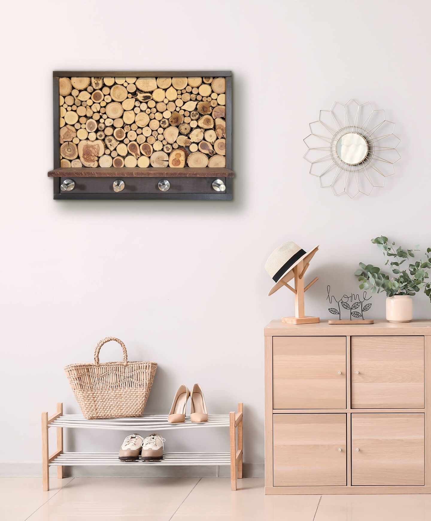 product name is Reclaimed wood coat rack