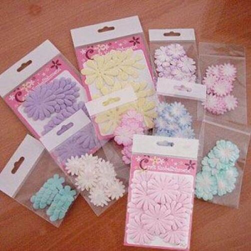 170 PCS Assorted Handmade Mulberry Paper Flowers