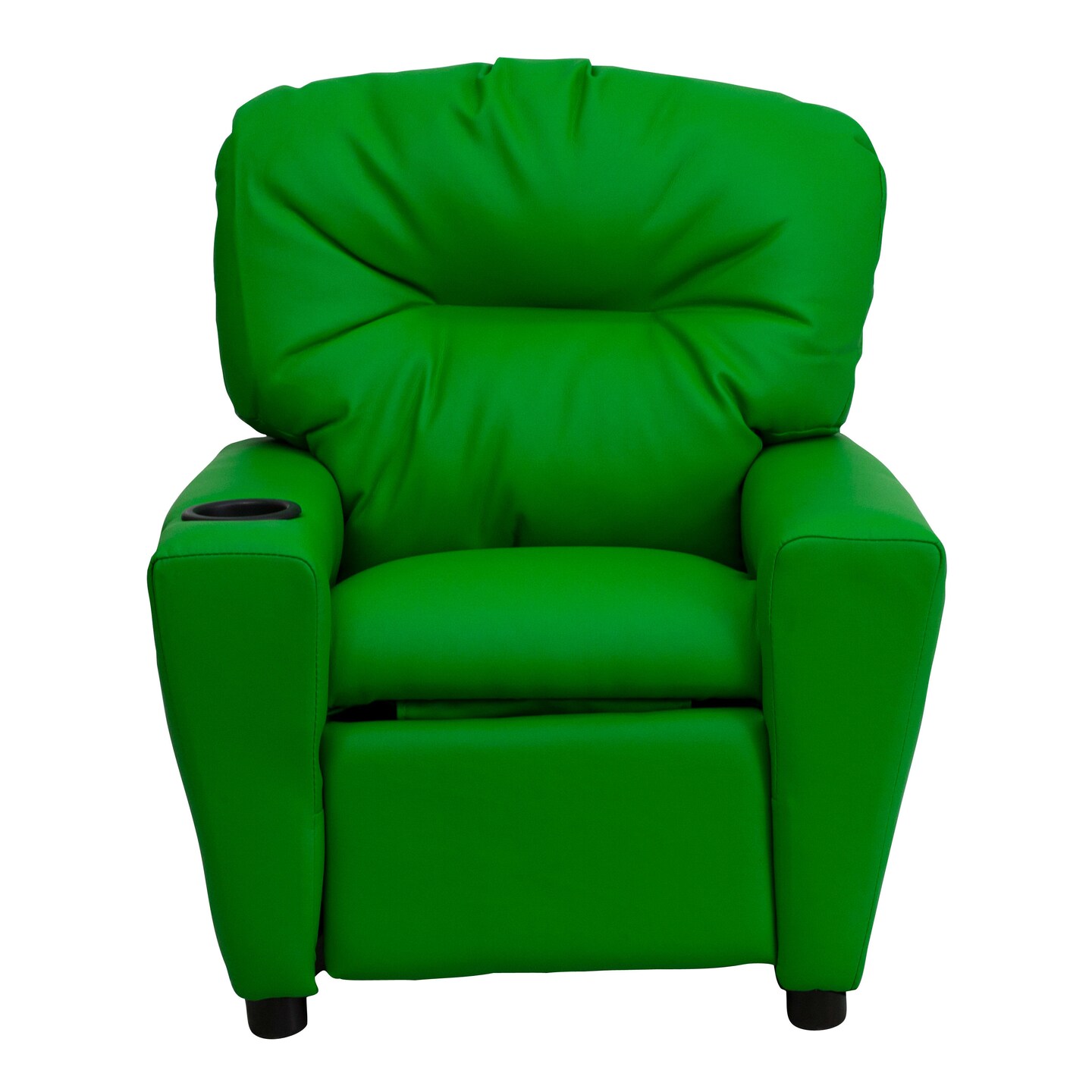 Emma and Oliver Contemporary Kids Recliner with Cup Holder