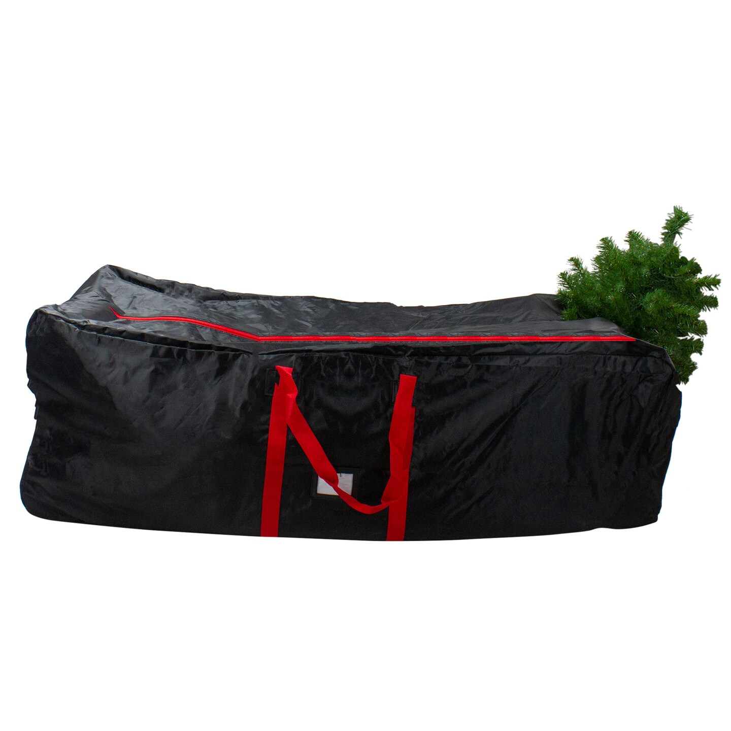 Dyno 58&#x22; Black Rolling Artificial Christmas Tree Storage Chest for 9ft Trees