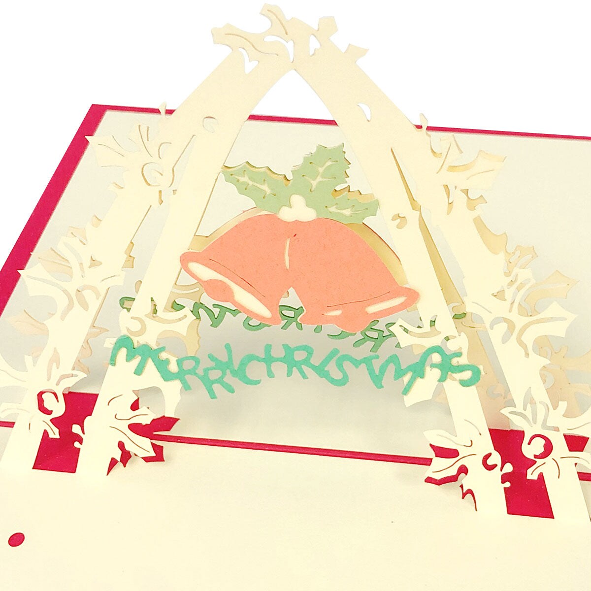 Wrapables (Set of 4) 3D Pop-Up Greeting Cards for Birthday, Thank you, Anniversary, Wedding, Holidays