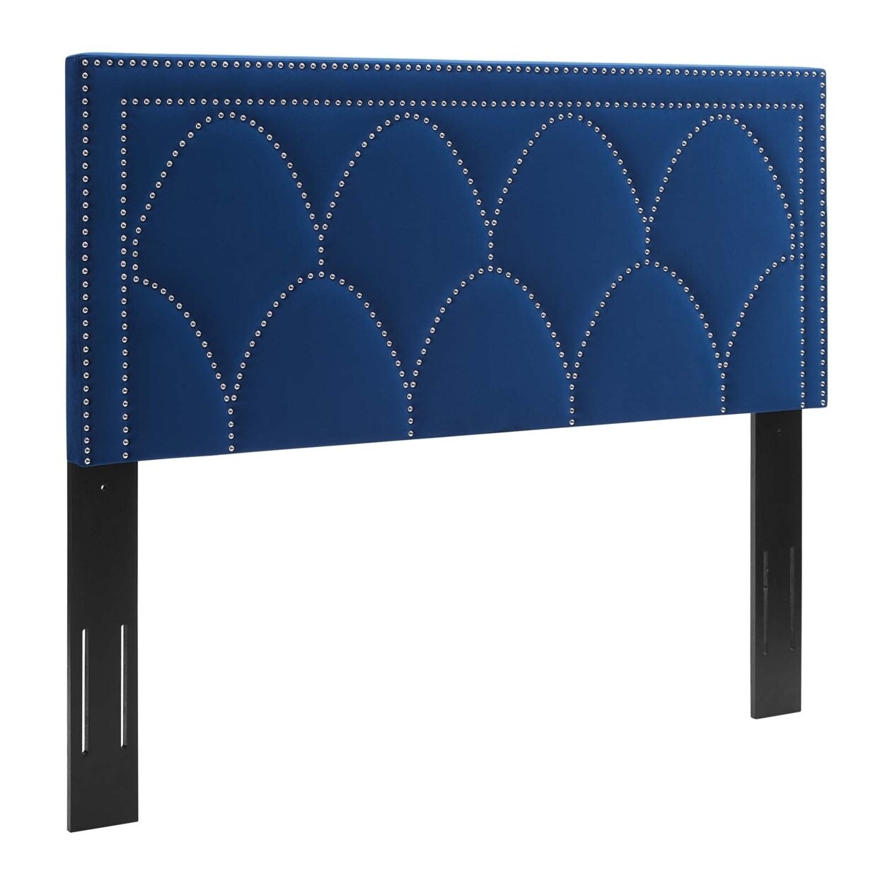 Saltoro Sherpi Greta Performance Velvet King California King Headboard, Navy