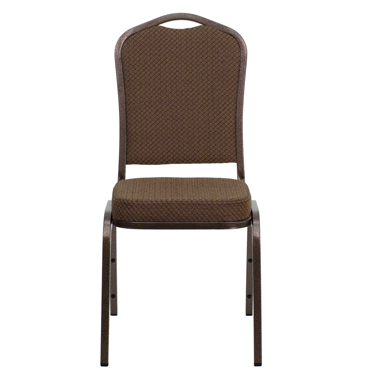 Emma and Oliver 4 Pack Crown Back Stacking Banquet Chair