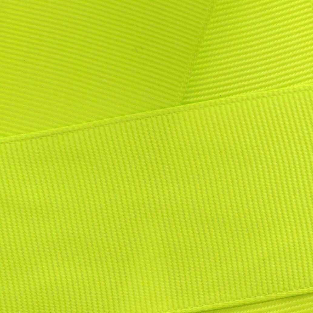 1.5&#x22; Grosgrain Ribbon Solid 546 Lime Green 10yd
