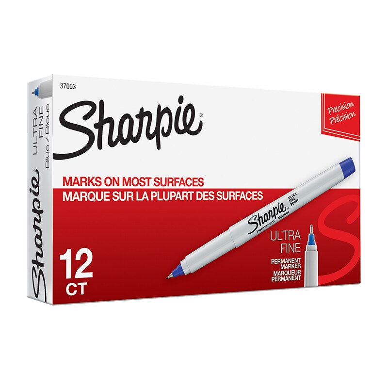 Sharpie Pen Blue Fine, Non Bleeding, Archival-quality