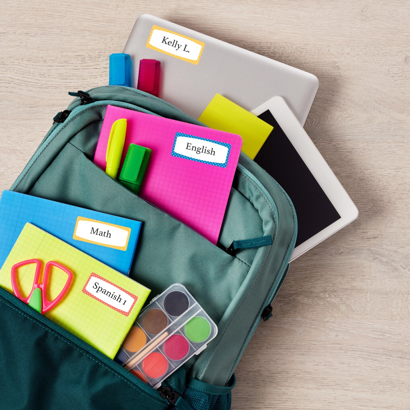 Avery Durable Labels for Kids' Gear, 3/4" x 1-3/4", Assorted Border Colors, Water-Resistant Labels, Writable and Printable Labels, 60 Labels Per Pack, 3-Pack, 180 Rectangle Labels Total (31442)