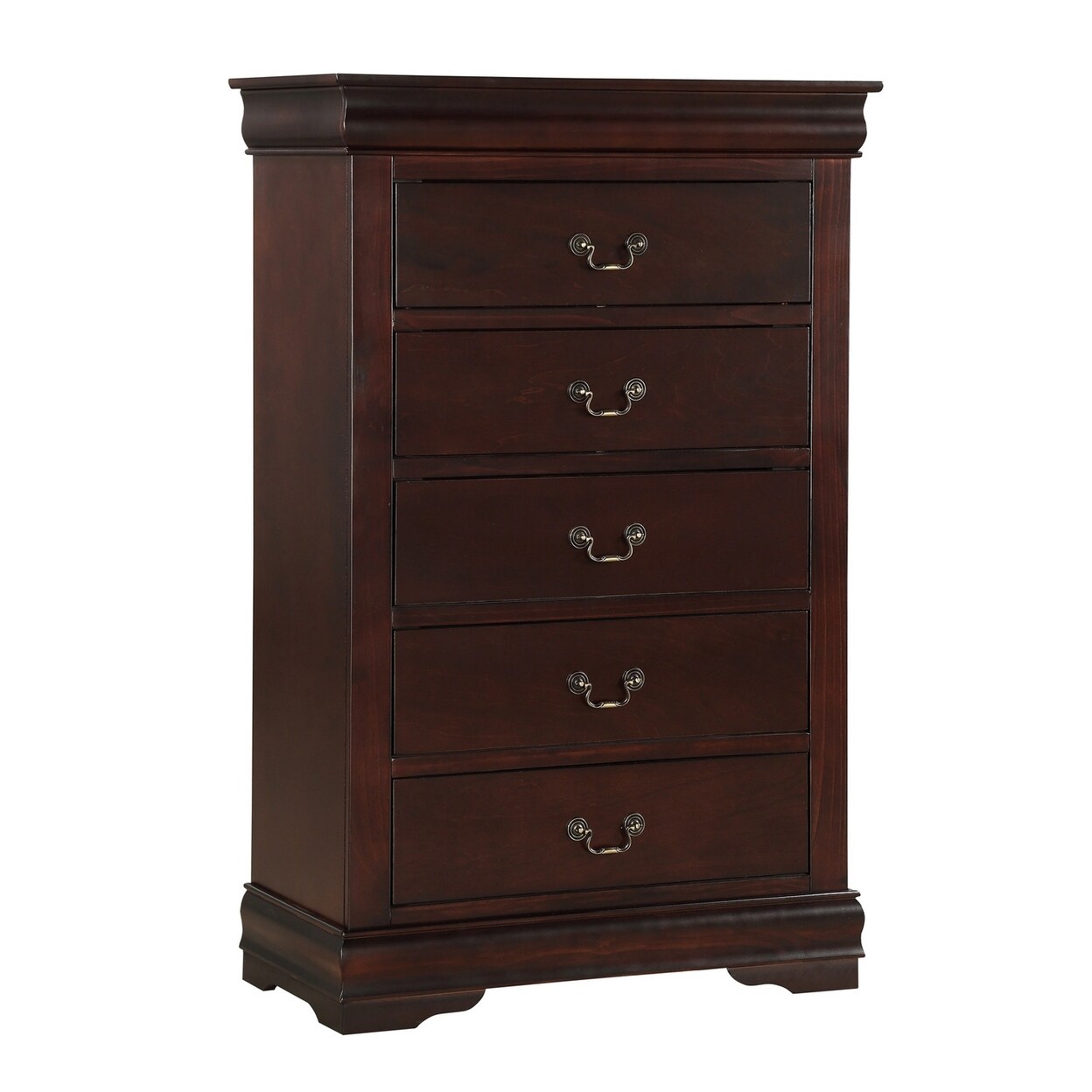 Saltoro Sherpi Ryla 48 Inch Tall Dresser Chest, 5 Drawers, Metal Handles,  Solid Brown Wood-, Color: Brown, Size: 15.75x31.5x47.88 | Michaels