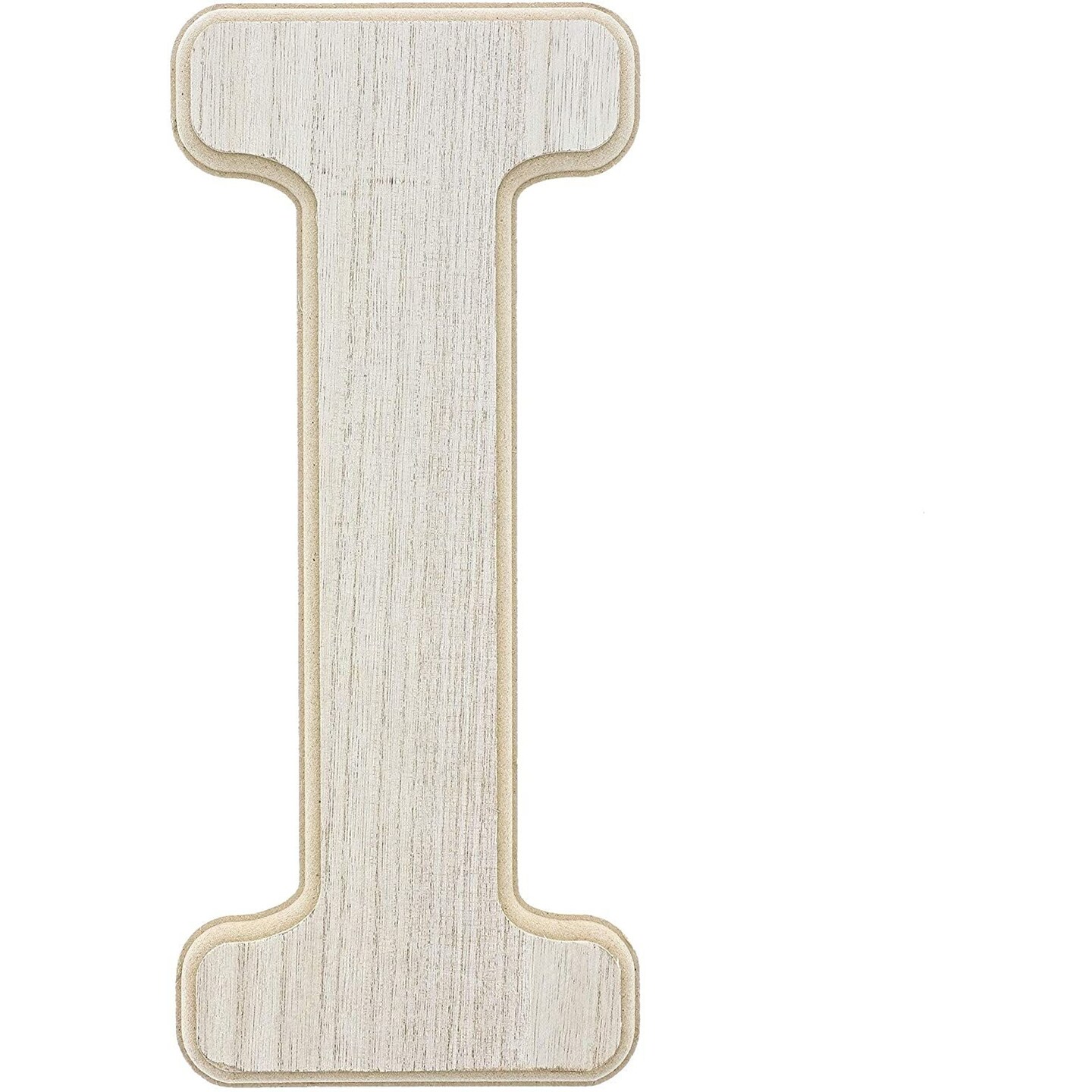 Wood Wall Decor, Wooden Letter I (12 in)