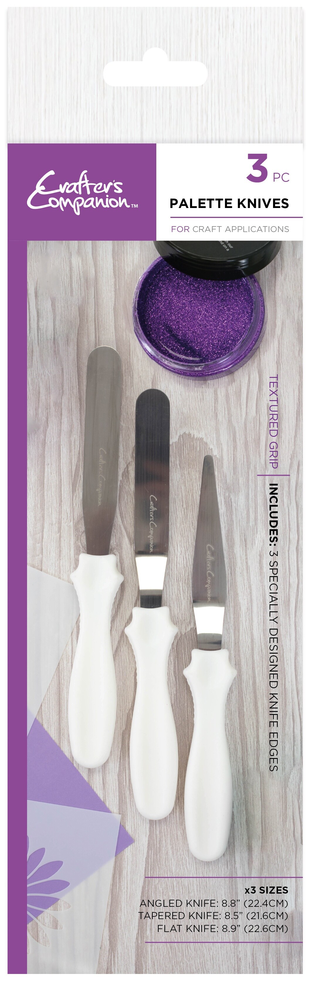 Crafter's Companion Palette Knives Set3/Pkg Michaels