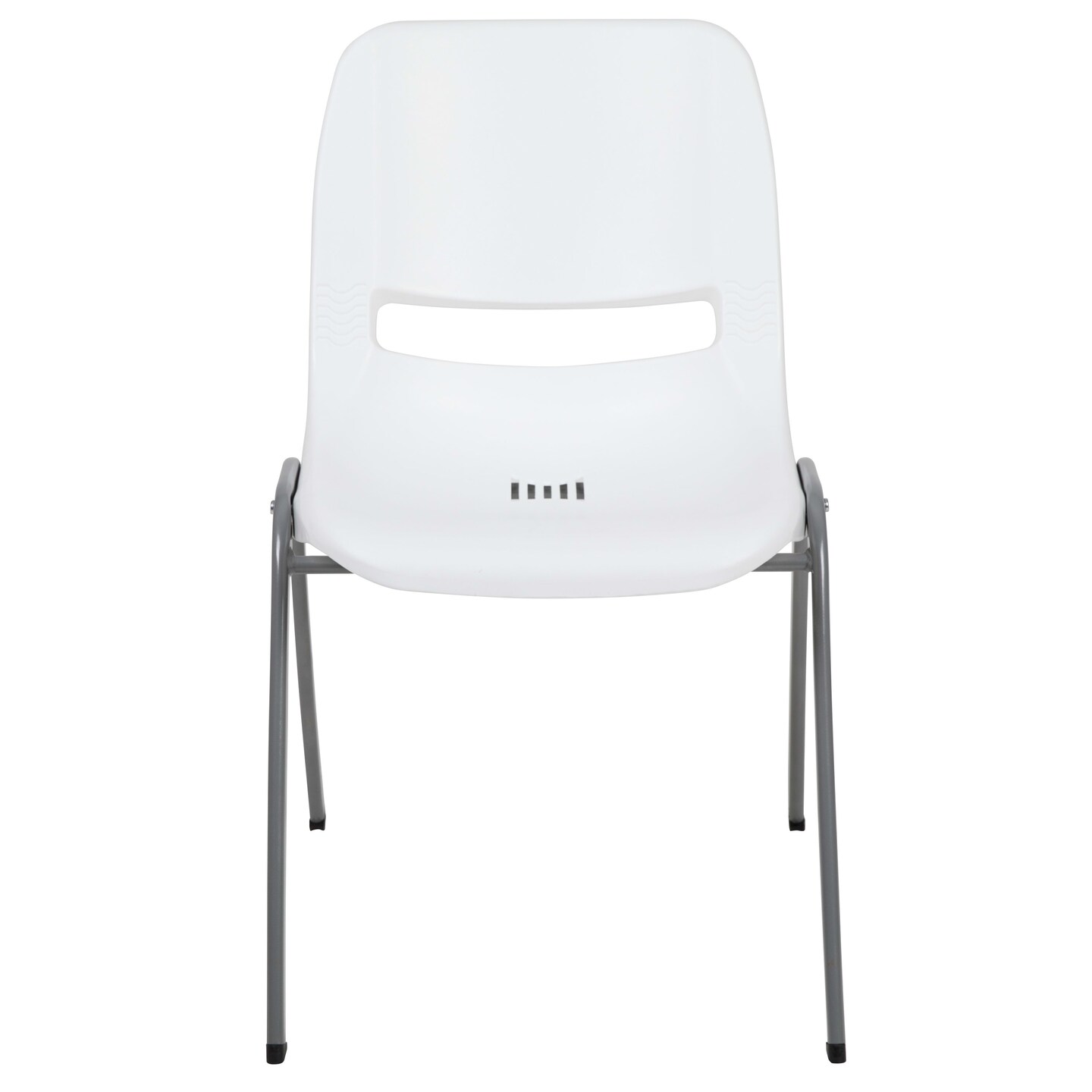 Emma and Oliver Ergonomic Shell Student Stack Chair - Classroom Chair / Office Guest Chair