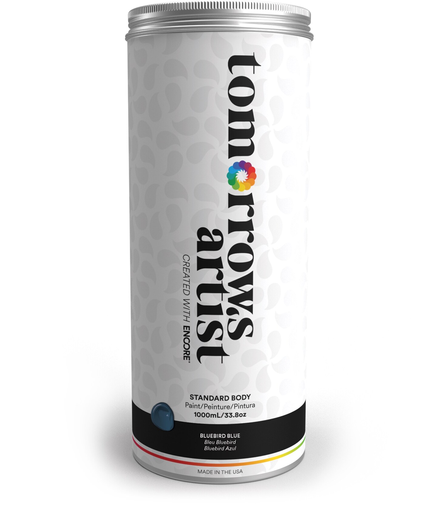 Tomorrows Artist: Strandard Body Eco-Friendly Sustainable Acrylic Art Paint  100ml/3.38oz, 250ml/8.45oz, 500ml/16.91oz, 1000ml/33.81oz