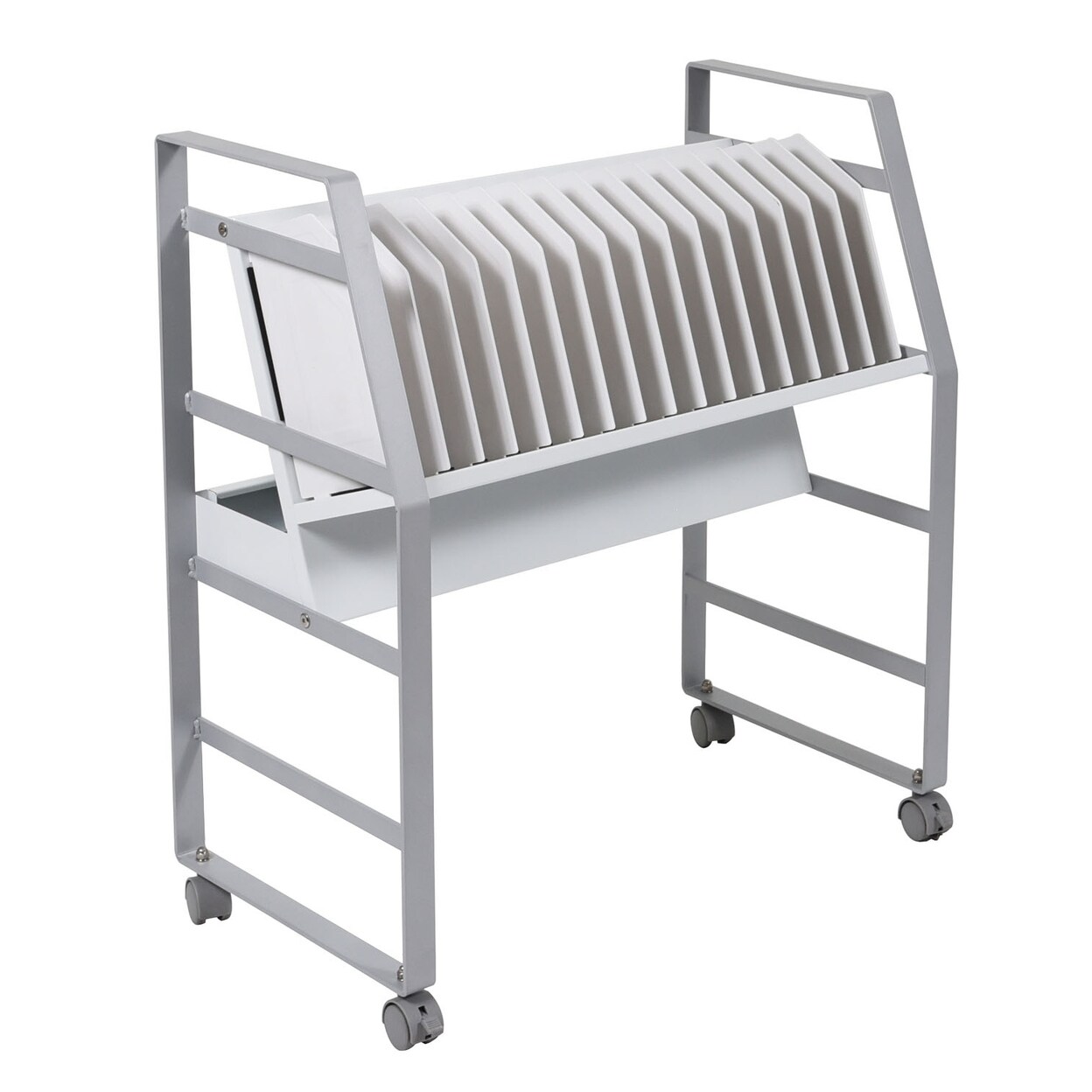 Luxor Multipurpose Storage 16 Tablet, Chromebook Open Charging Cart- 2 pack